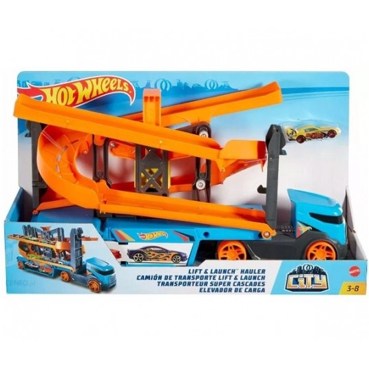 HOT WHEELS AUTO TRANSPORTER Z TOREM /2 -zdjęcie numer 1