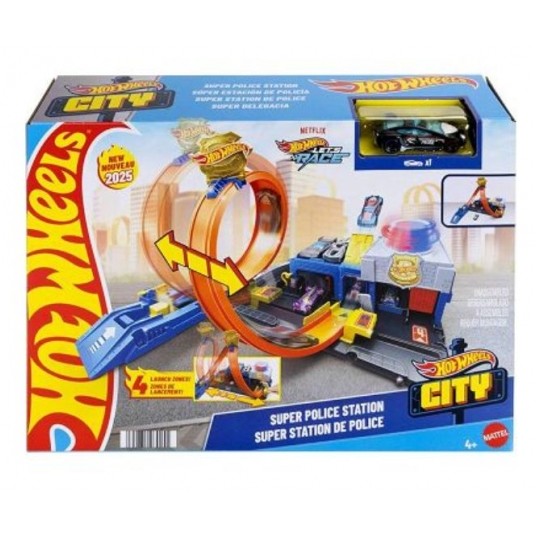 HOT WHEELS CITY POSTERUNEK POLICJI PĘTLA /2 -zdjęcie numer 1