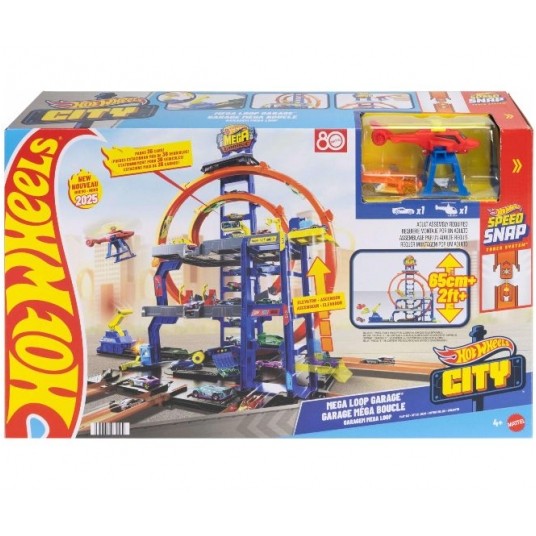 HOT WHEELS CITY ZESTAW MEGA GARAŻ GIGAPĘTLA /2 -zdjęcie numer 1