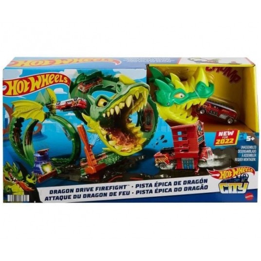 HOT WHEELS CITY ZESTAW PĘTLA SMOKA /2 -zdjęcie numer 1