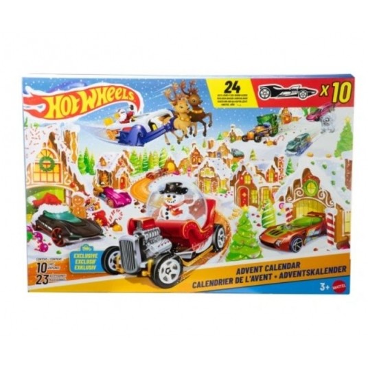 HOT WHEELS KALENDARZ ADWENTOWY 10 AUTEK / -zdjęcie numer 1