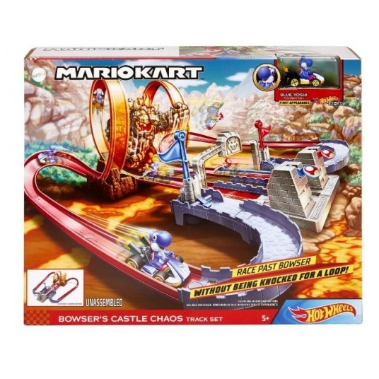 HOT WHEELS MARIO KART ZAMEK BOWSERA /3 -zdjęcie numer 1