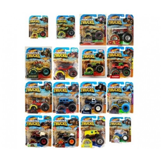 HOT WHEELS MONSTER TRUCK 1:64 AUTO ASST. /8 -zdjęcie numer 1