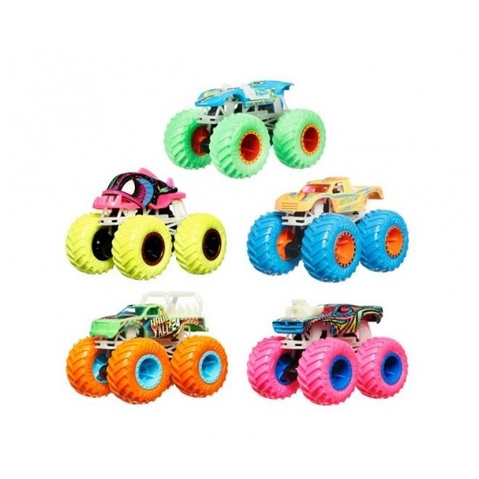 HOT WHEELS MONSTER TRUCK 1:64 ŚWIECI W CIEMNOŚCI/6 -zdjęcie numer 1
