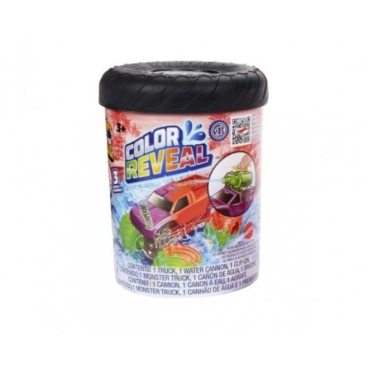 HOT WHEELS MONSTER TRUCK AUTKO COLOR REVEAL /8 -zdjęcie numer 1