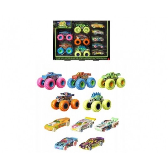 HOT WHEELS MONSTER TRUCK GLOW IN DARK 10PACK -zdjęcie numer 1