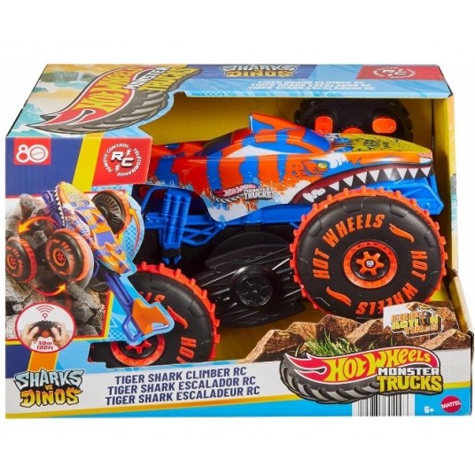 HOT WHEELS MONSTER TRUCK TIGER SHARK CLIMBER RC/1 -zdjęcie numer 1