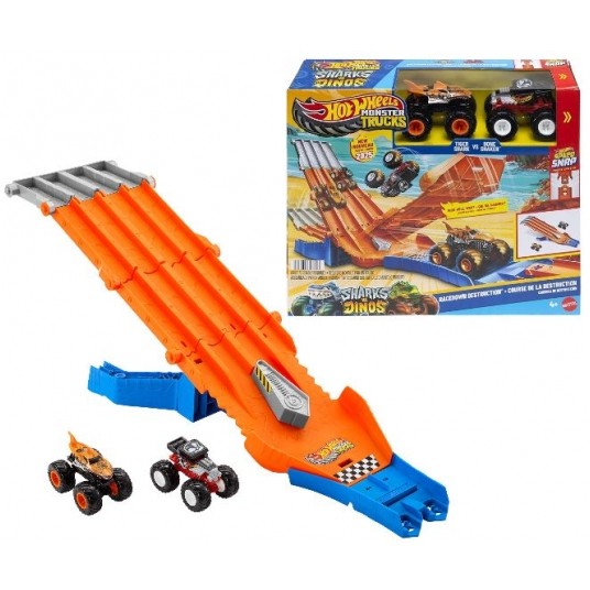 HOT WHEELS MONSTER TRUCK WYŚCIG Z DEMOLKĄ /2 -zdjęcie numer 1