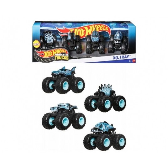 HOT WHEELS MONSTER TRUCK X(L) RAY 4PACK -zdjęcie numer 1