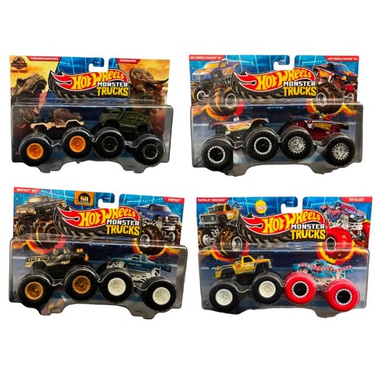 HOT WHEELS MONSTER TRUCKS 2PACK DEMOLITION DOUBLE ASST. /8 -zdjęcie numer 1