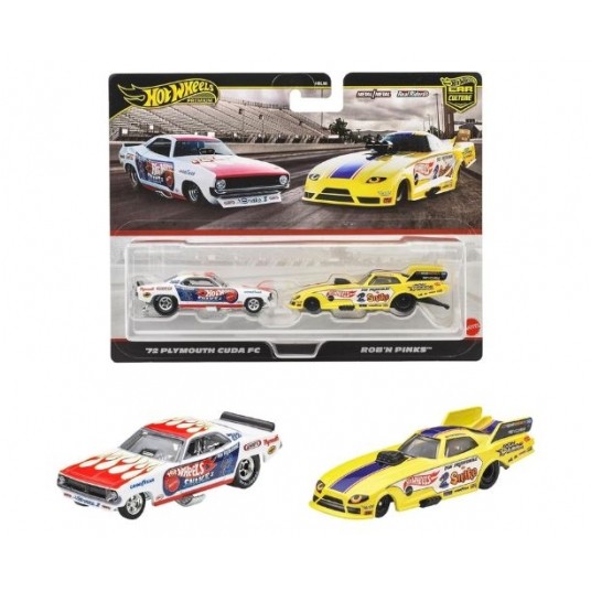 HOT WHEELS PREMIUM 2PACK PLYMOUTH & ROB'N'PINKS/8 -zdjęcie numer 1