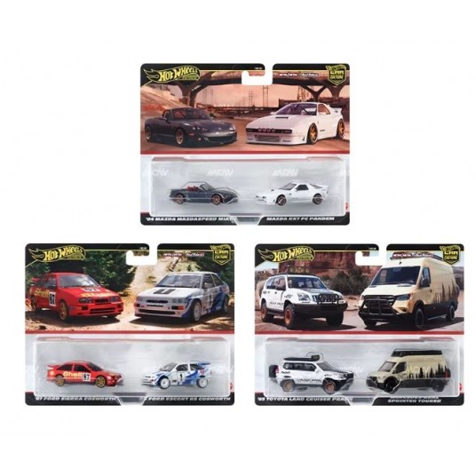 HOT WHEELS PREMIUM CULTURE CAR 2-PACK ASST. /8 -zdjęcie numer 1