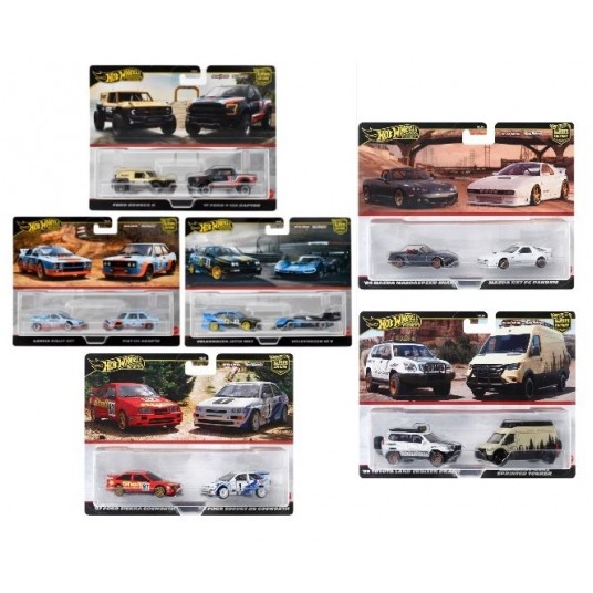 HOT WHEELS PREMIUM CULTURE CAR 2-PACK ASST. /8 -zdjęcie numer 2