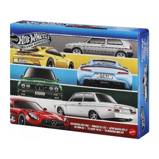 HOT WHEELS SILVER SERIES EURO STYLE AUTKO 6-PACK / -zdjęcie numer 1