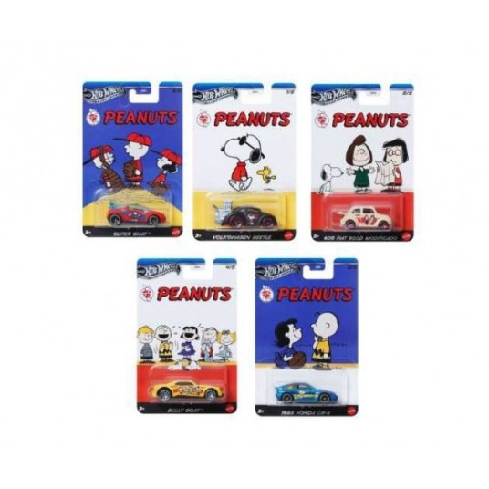 HOT WHEELS SILVER SERIES PEANUTS AUTKO ASST /24 -zdjęcie numer 1