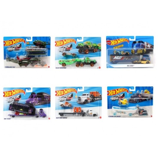 HOT WHEELS SUPER RIGS CIĘŻARÓWKA + AUTKO/6 -zdjęcie numer 1