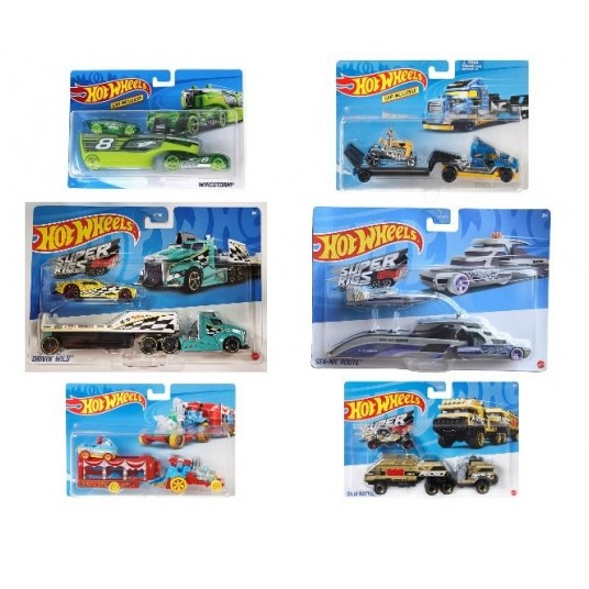 HOT WHEELS SUPER RIGS CIĘŻARÓWKA + AUTKO/6 -zdjęcie numer 1