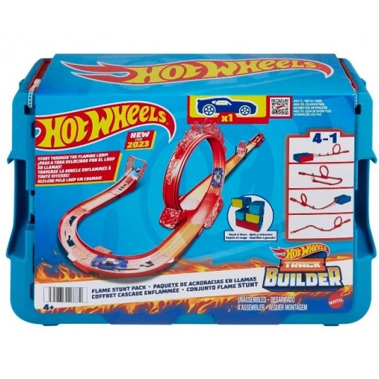HOT WHEELS TRACK BUILDER KASKADERSKA PĘTLA OGNIA/2 -zdjęcie numer 1