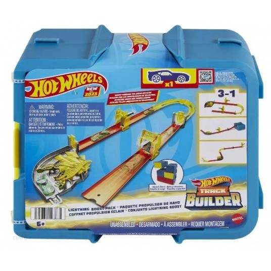 HOT WHEELS TRACK BUILDER ZESTAW TORÓW BŁYSKAWICA/1 -zdjęcie numer 1