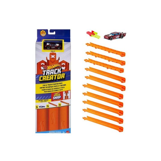 HOT WHEELS TRACK CREATOR STARTER PACK TORY DO BUDOWY + AUTKO -zdjęcie numer 1