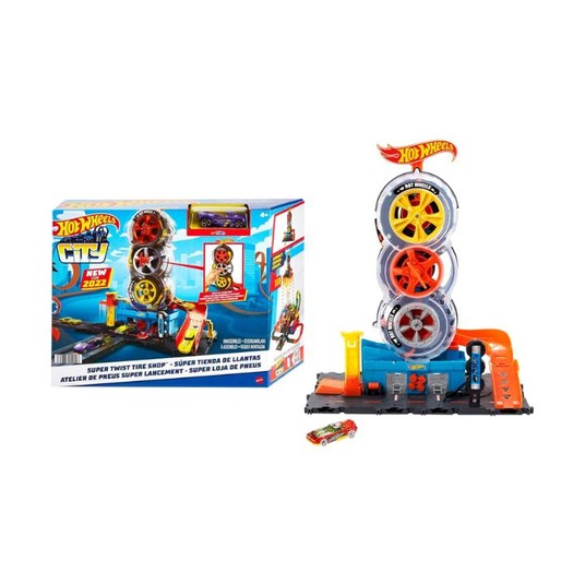 HOT WHEELS WYŚCIGOWY WARSZTAT OPON /2 -zdjęcie numer 1