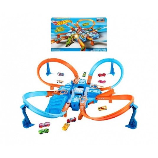 HOT WHEELS ZAKRĘCONY TOR SKRZYŻOWANIE DRÓG /3 -zdjęcie numer 1