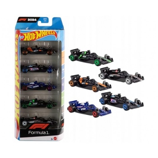 *** HOT WHEELS ZESTAW 5-PACK FORMUŁA 1 F1 2024 /12 -zdjęcie numer 1