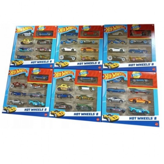 *** HOT WHEELS ZESTAW 8-PACK AUTKO /6 -zdjęcie numer 1