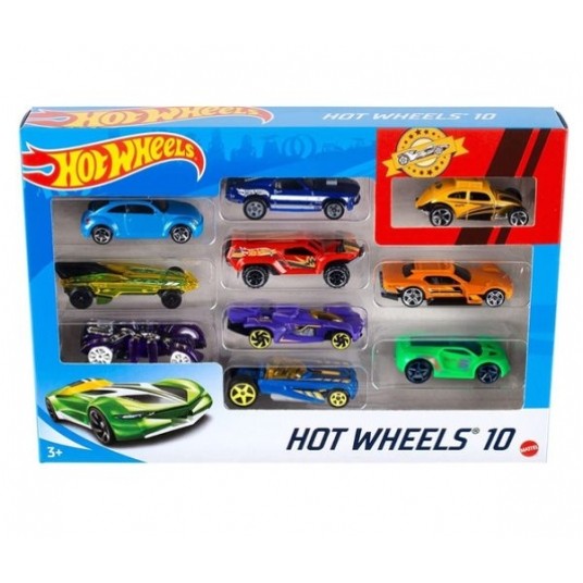HOT WHEELS ZESTAW AUTO 10-PACK MIX /6 -zdjęcie numer 1