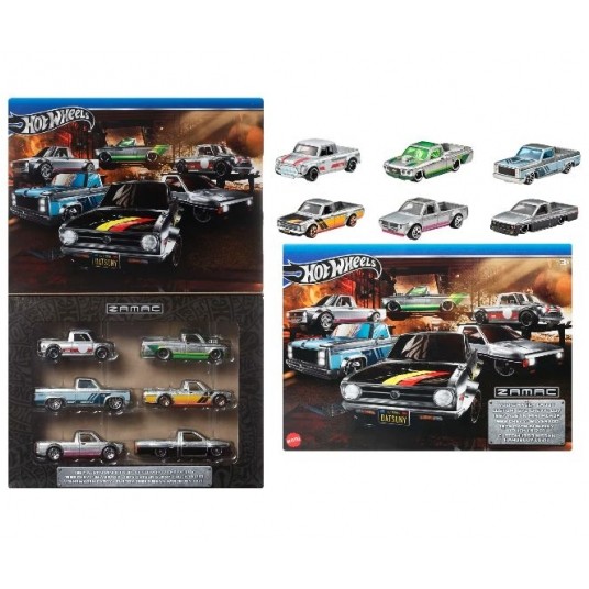 HOT WHEELS ZESTAW KOLEKCJONERSKI 6-PAK ZAMAC /6 -zdjęcie numer 1