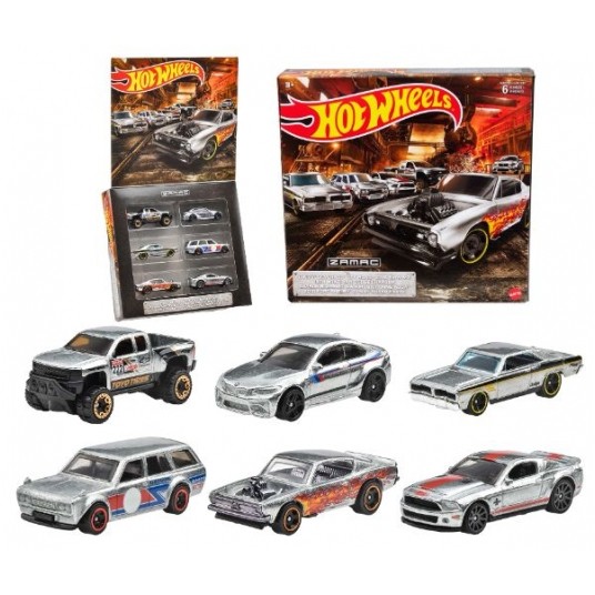 HOT WHEELS ZESTAW KOLEKCJONERSKI 6-PAK ZAMAC /6 -zdjęcie numer 1
