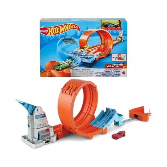 HOT WHEELS ZESTAW PĘTLA RYWALIZACJA MISTRZÓW /3 -zdjęcie numer 1