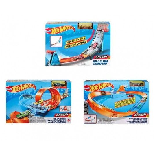 HOT WHEELS ZESTAW TOR ACTION + AUTKO ASST/3 -zdjęcie numer 1
