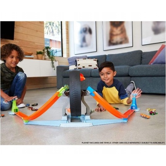 HOT WHEELS ZESTAW ZAKRĘCONA OPONA /4 -zdjęcie numer 4