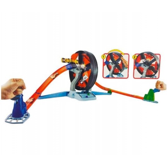 HOT WHEELS ZESTAW ZAKRĘCONA OPONA /4 -zdjęcie numer 2