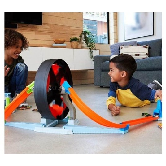 HOT WHEELS ZESTAW ZAKRĘCONA OPONA /4 -zdjęcie numer 1