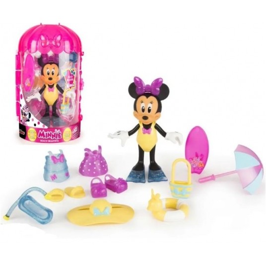 IMC TOYS MYSZKA MINNIE FIGURKA NA PLAŻY + AKC /6 -zdjęcie numer 1