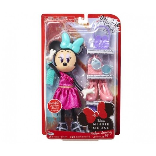 JAKKS MYSZKA MINNIE + AKCESORIA FIGURKA 22cm /15 -zdjęcie numer 1