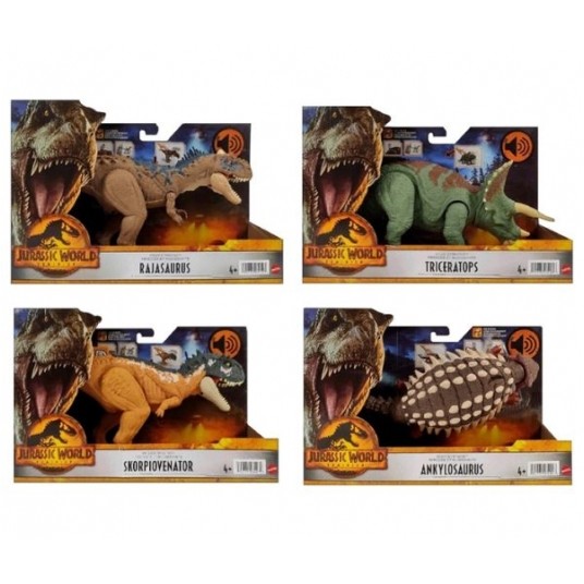 JURASSIC WORLD FIGURKA DINOZAUR DZIKI RYK MIX /4 -zdjęcie numer 1
