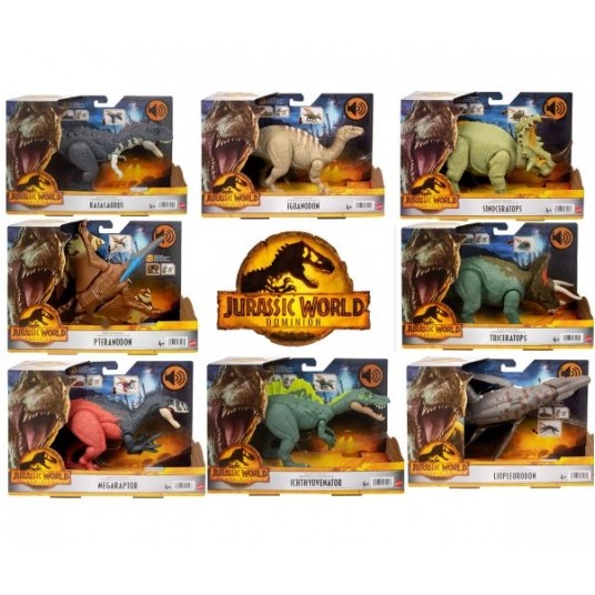 JURASSIC WORLD FIGURKA DINOZAUR DZIKI RYK MIX /4 -zdjęcie numer 2