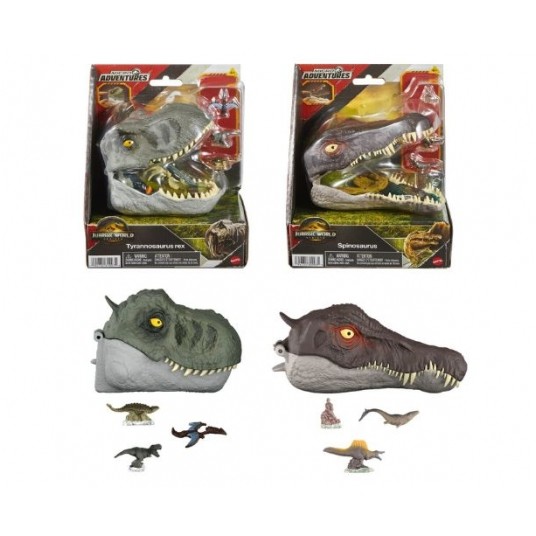 JURASSIC WORLD GŁOWA +MIKRO FIGURKI/2 -zdjęcie numer 1