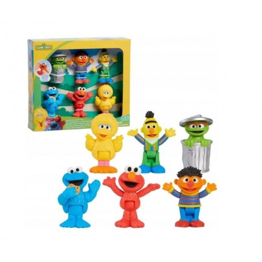 JUST PLAY 57884 SESAMESTREET FRIENDS - 6pak FIG./4 -zdjęcie numer 1