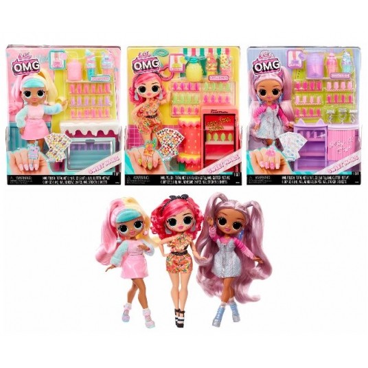 L.O.L. LOL SURPRISE OMG SWEET NAILS DOLL ASST. /3 -zdjęcie numer 1