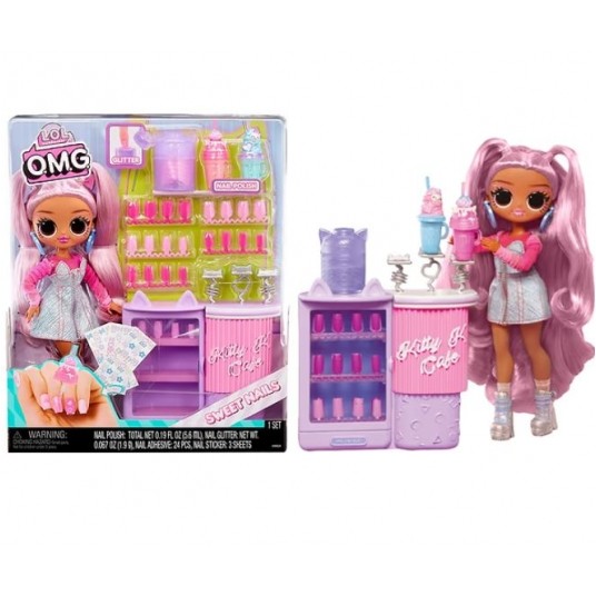 L.O.L. LOL SURPRISE OMG SWEET NAILS DOLL KITTY / 3 -zdjęcie numer 1