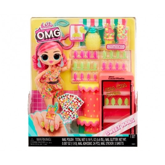 L.O.L. LOL SURPRISE OMG SWEET NAILS DOLL PINKY / 3 -zdjęcie numer 1