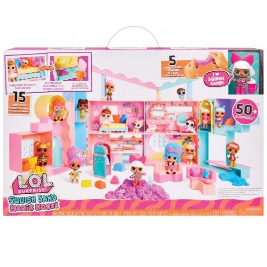 L.O.L. LOL SURPRISE SQUISH SAND MAGIC HOUSE /1 -zdjęcie numer 1