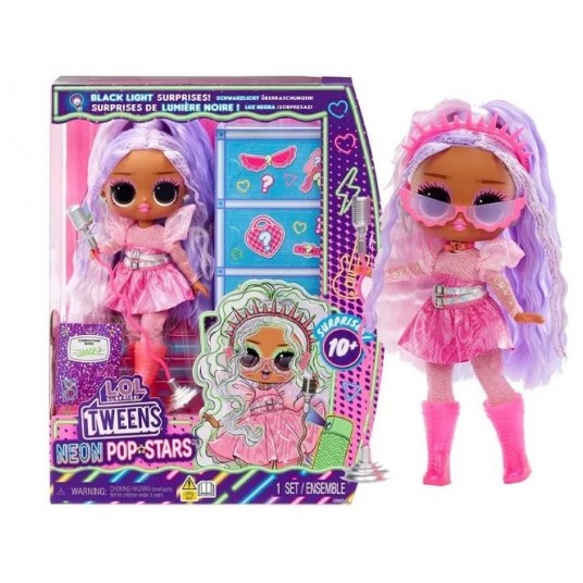 **L.O.L LOL SURPRISE TWEENS NEON POP STARS DOLL/3 -zdjęcie numer 1