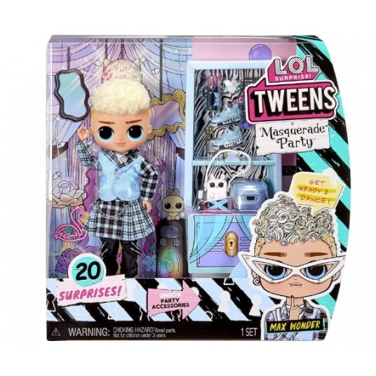 L.O.L. LOL TWEENS DOLL MASQUERADE MAX WONDER /3 -zdjęcie numer 1