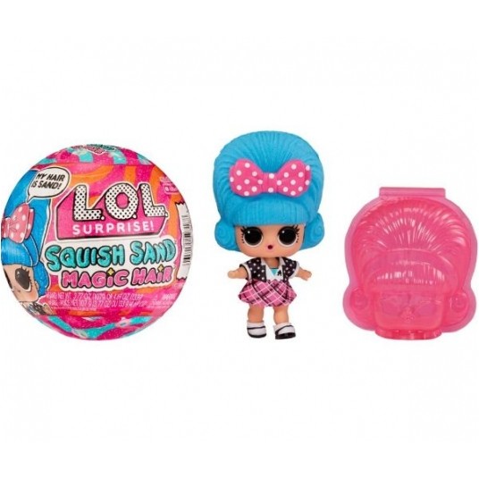 L.O.L. SURPRISE SQUISH SAND MAGIC HAIR DOLL/12 -zdjęcie numer 1