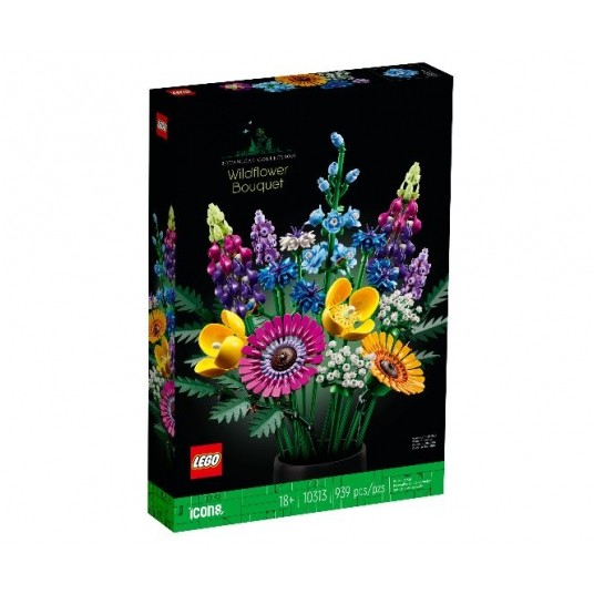 LEGO ICONS KWIATY POLNE WILDFLOWER BOUQUET /4 -zdjęcie numer 1